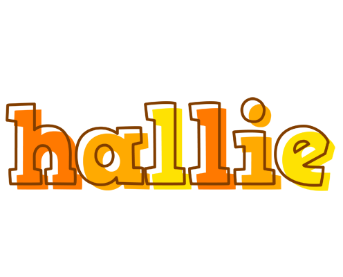 Hallie desert logo