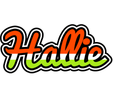 Hallie exotic logo