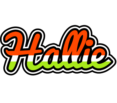 Hallie exotic logo
