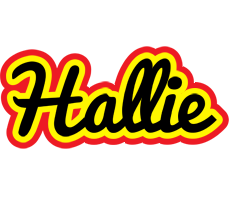 Hallie flaming logo