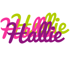 Hallie flowers logo