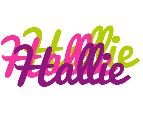 Hallie flowers logo
