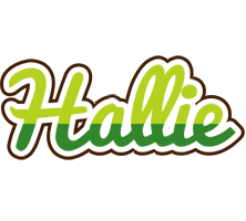 Hallie golfing logo