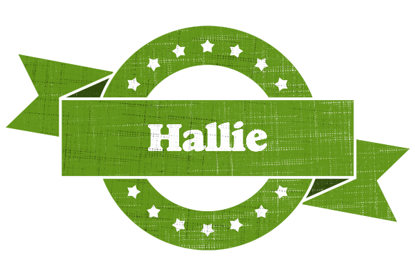 Hallie natural logo