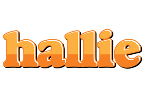 Hallie orange logo