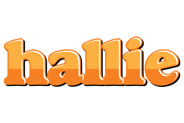Hallie orange logo