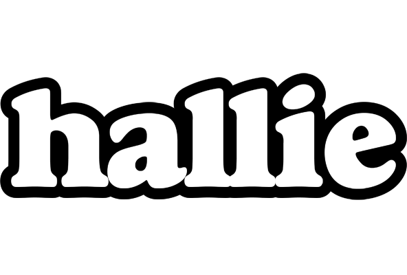 Hallie panda logo