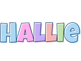 Hallie pastel logo