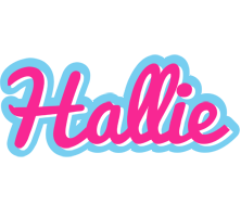 Hallie popstar logo