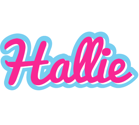Hallie popstar logo