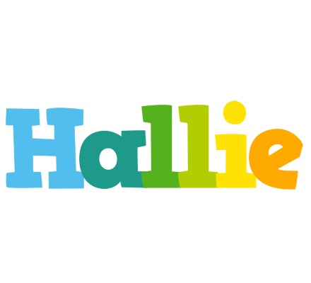 Hallie rainbows logo