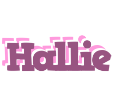 Hallie relaxing logo