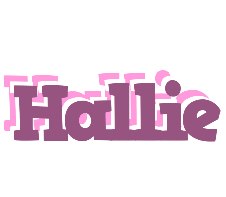 Hallie relaxing logo