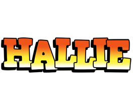 Hallie sunset logo