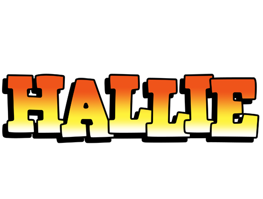 Hallie sunset logo
