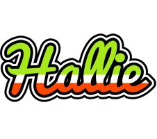 Hallie superfun logo