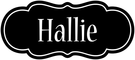 Hallie welcome logo