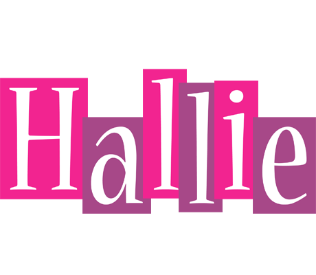Hallie whine logo