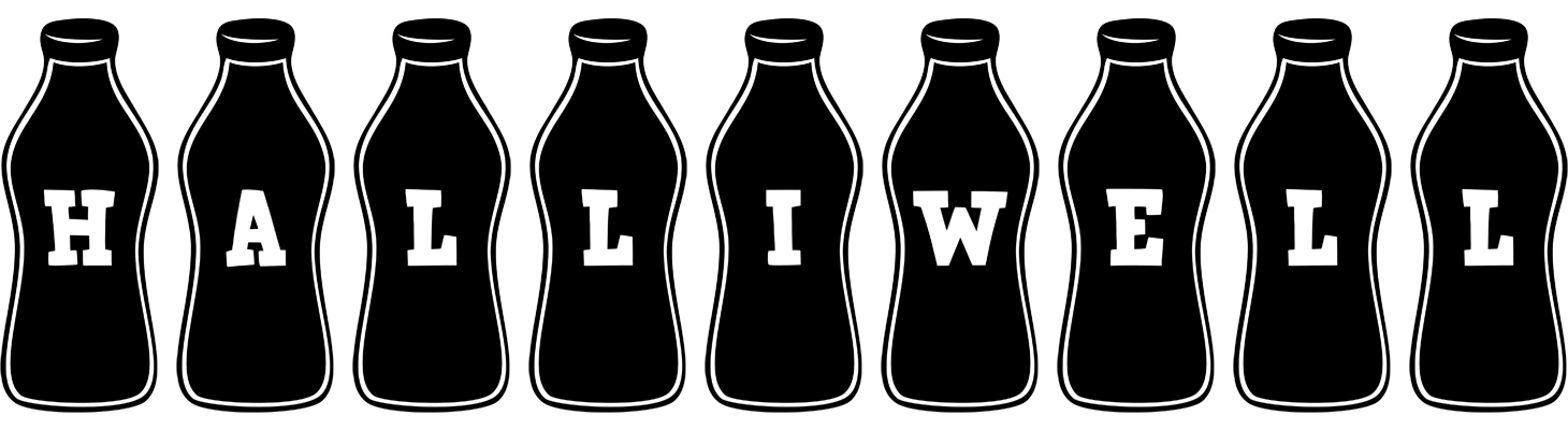 Halliwell bottle logo
