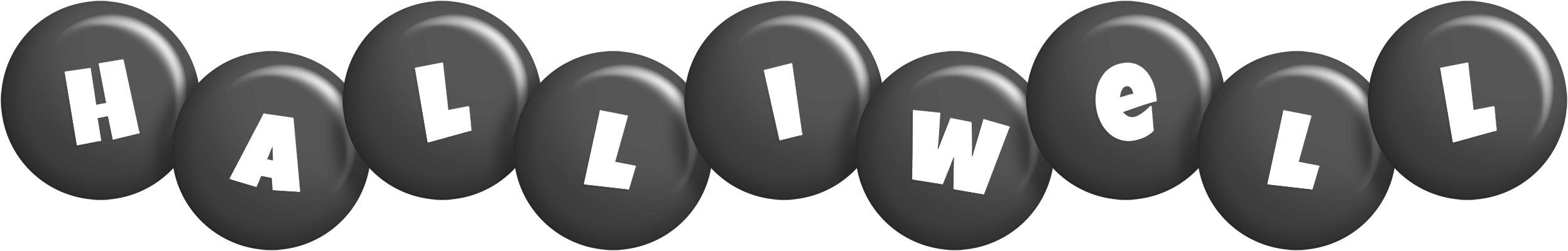Halliwell candy-black logo