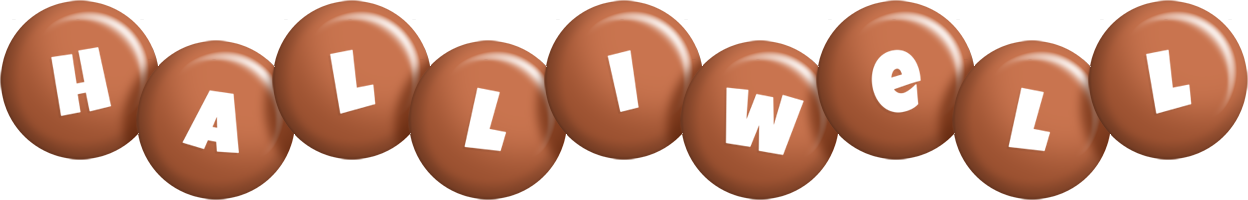 Halliwell candy-brown logo