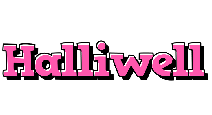 Halliwell girlish logo