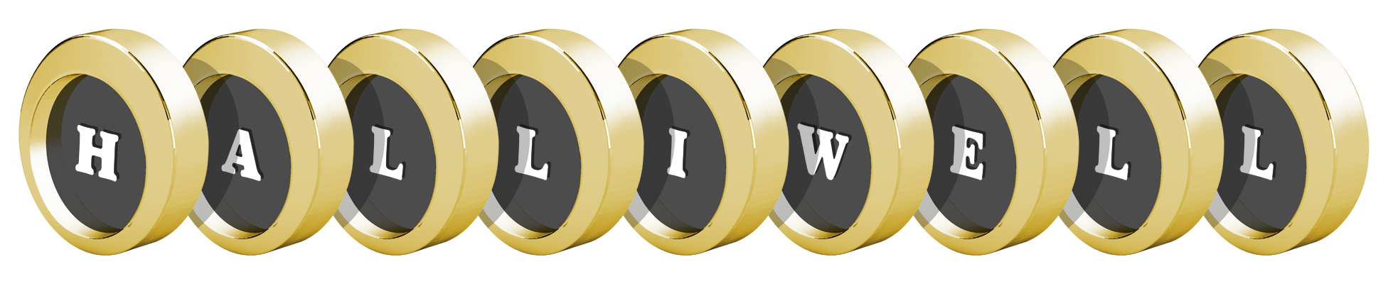 Halliwell gold logo