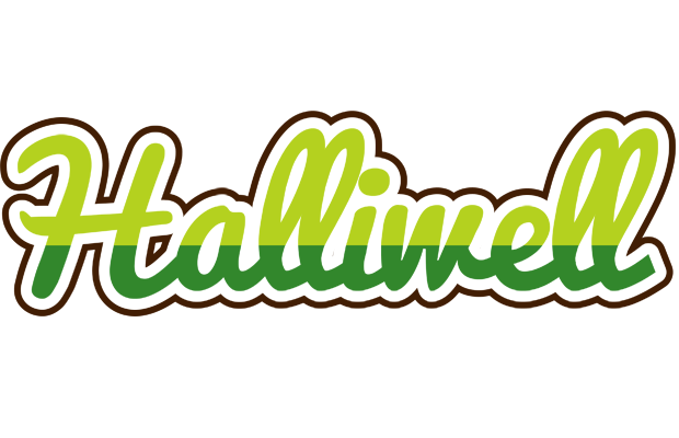 Halliwell golfing logo