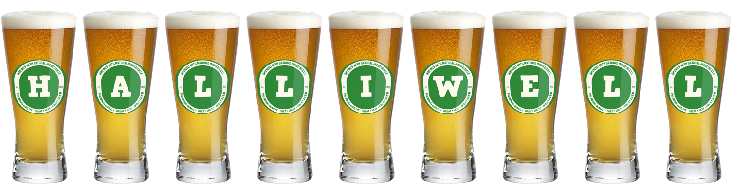 Halliwell lager logo