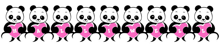 Halliwell love-panda logo