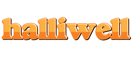 Halliwell orange logo