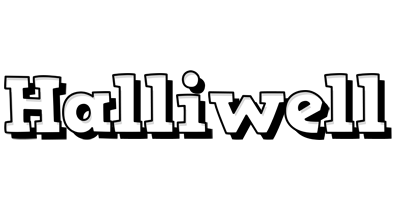 Halliwell snowing logo