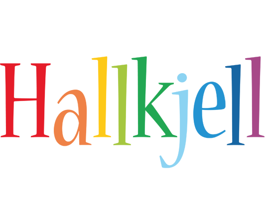 Hallkjell birthday logo
