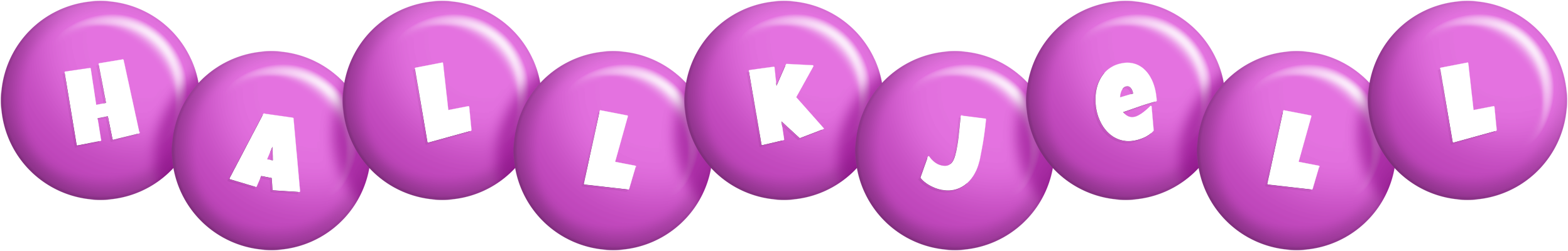 Hallkjell candy-purple logo