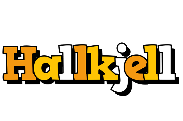 Hallkjell cartoon logo