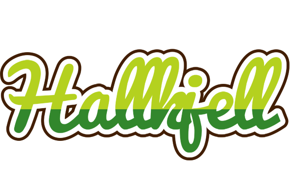 Hallkjell golfing logo