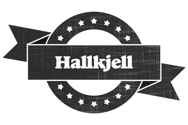 Hallkjell grunge logo