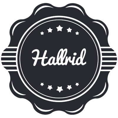 Hallrid badge logo