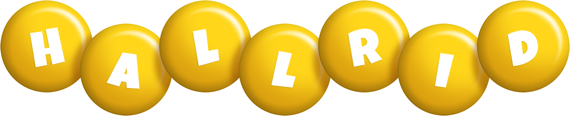 Hallrid candy-yellow logo