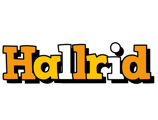 Hallrid cartoon logo