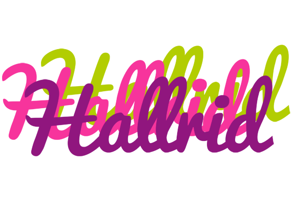 Hallrid flowers logo