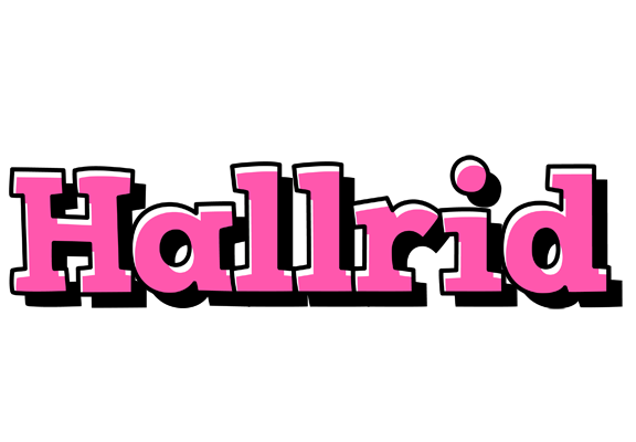 Hallrid girlish logo