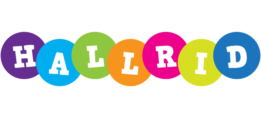 Hallrid happy logo