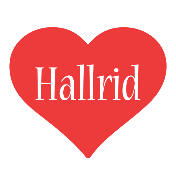 Hallrid love logo