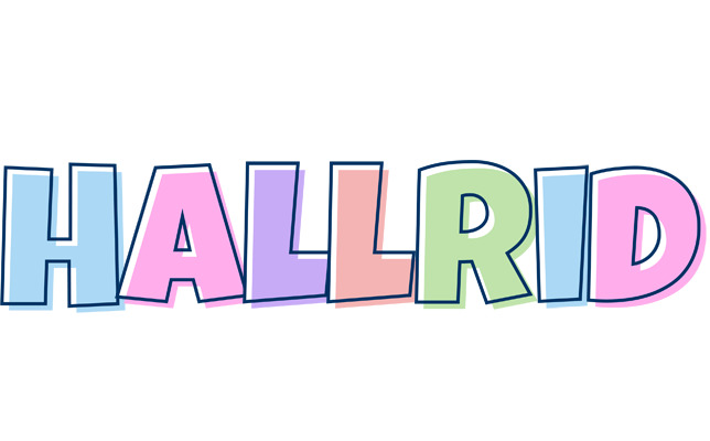 Hallrid pastel logo