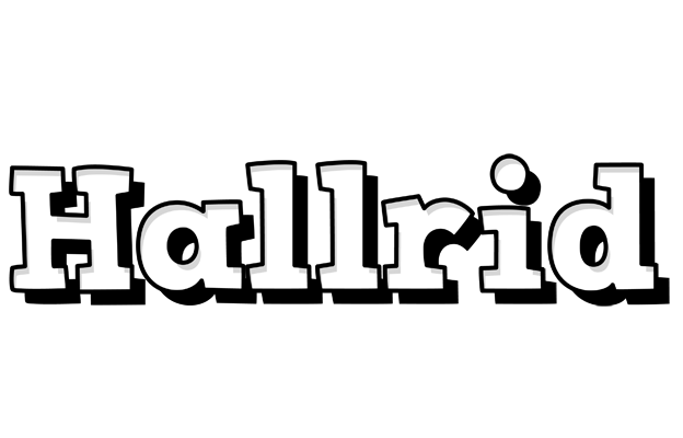 Hallrid snowing logo
