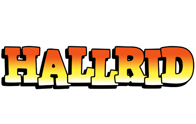 Hallrid sunset logo