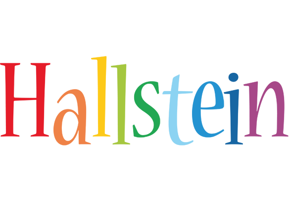 Hallstein birthday logo
