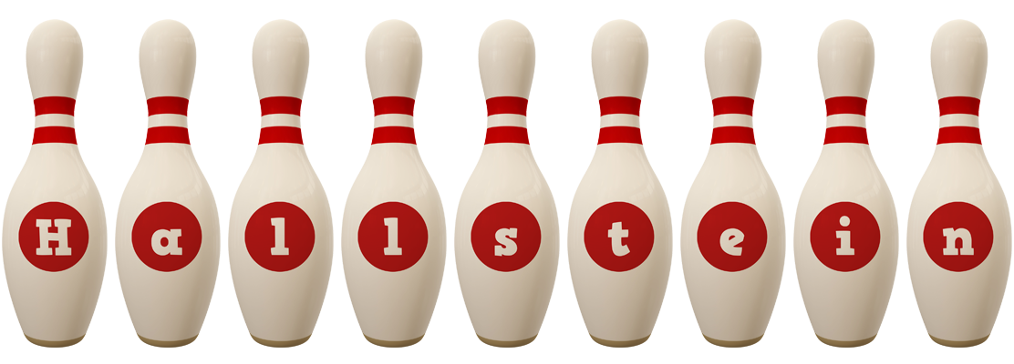 Hallstein bowling-pin logo