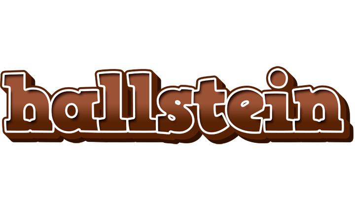 Hallstein brownie logo